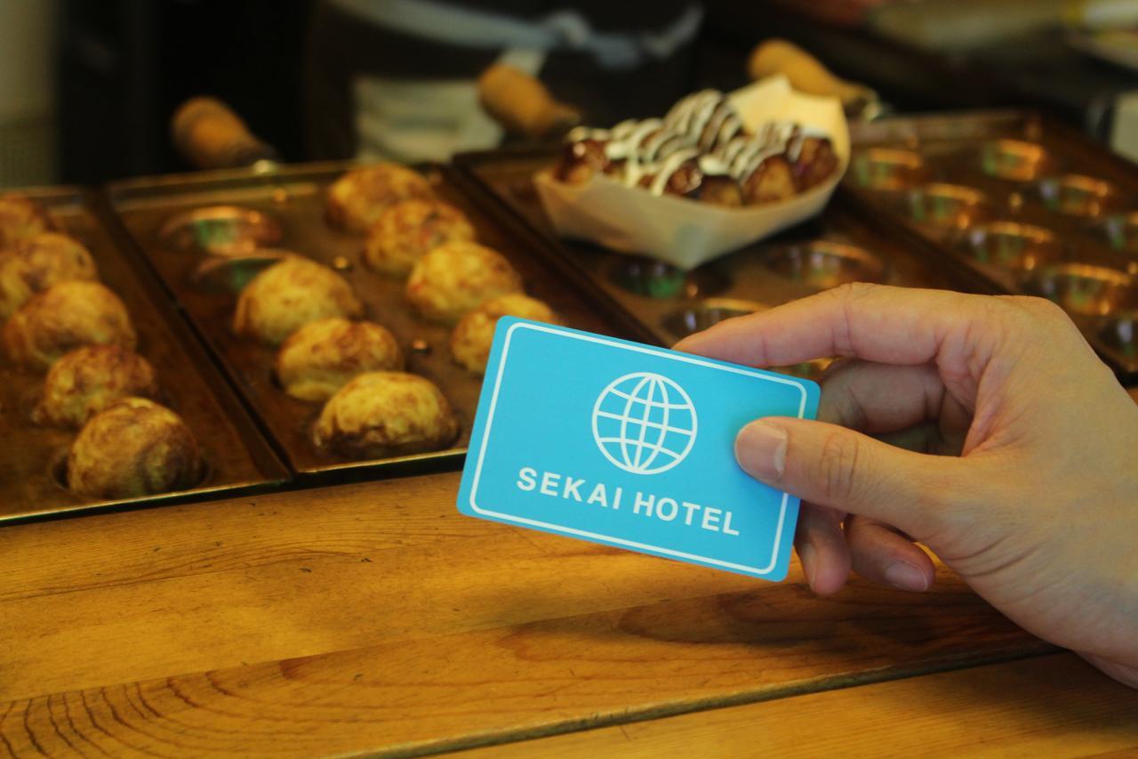Sekai Hotel Momiji Осака Экстерьер фото